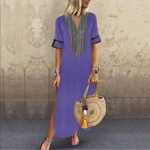 Maxi hobo long Summer beach dress